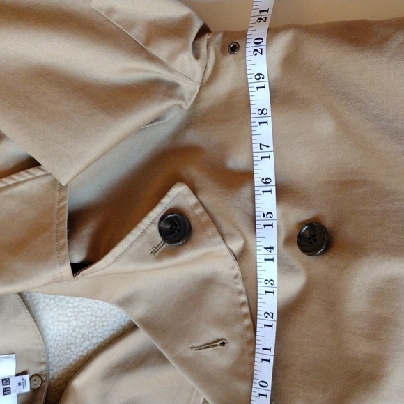 Inès de la Fressange,uni qlo ,camel trench coat , M - Picture 15 of 16